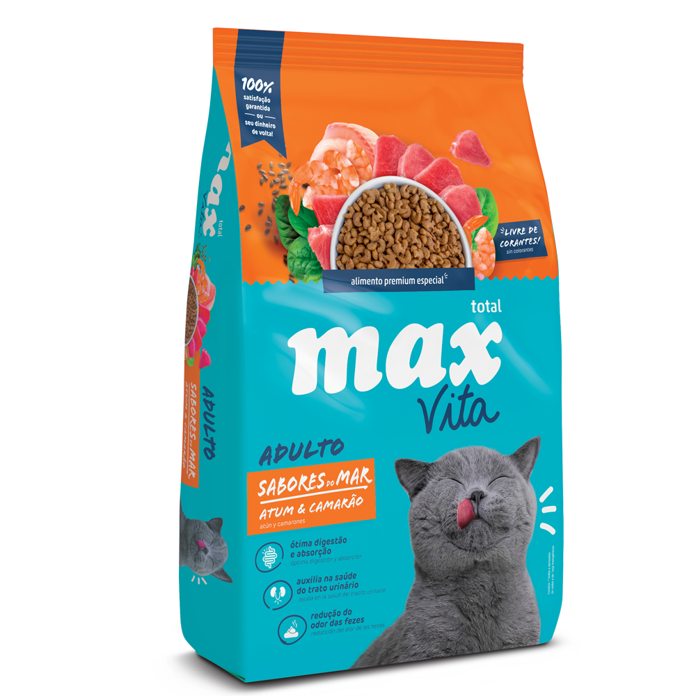 MAX CAT VITA ADULTO ATUN Y CAMARON